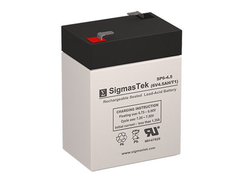 6 Volt 4.5 AH F1 Terminal Replacement Battery R65826