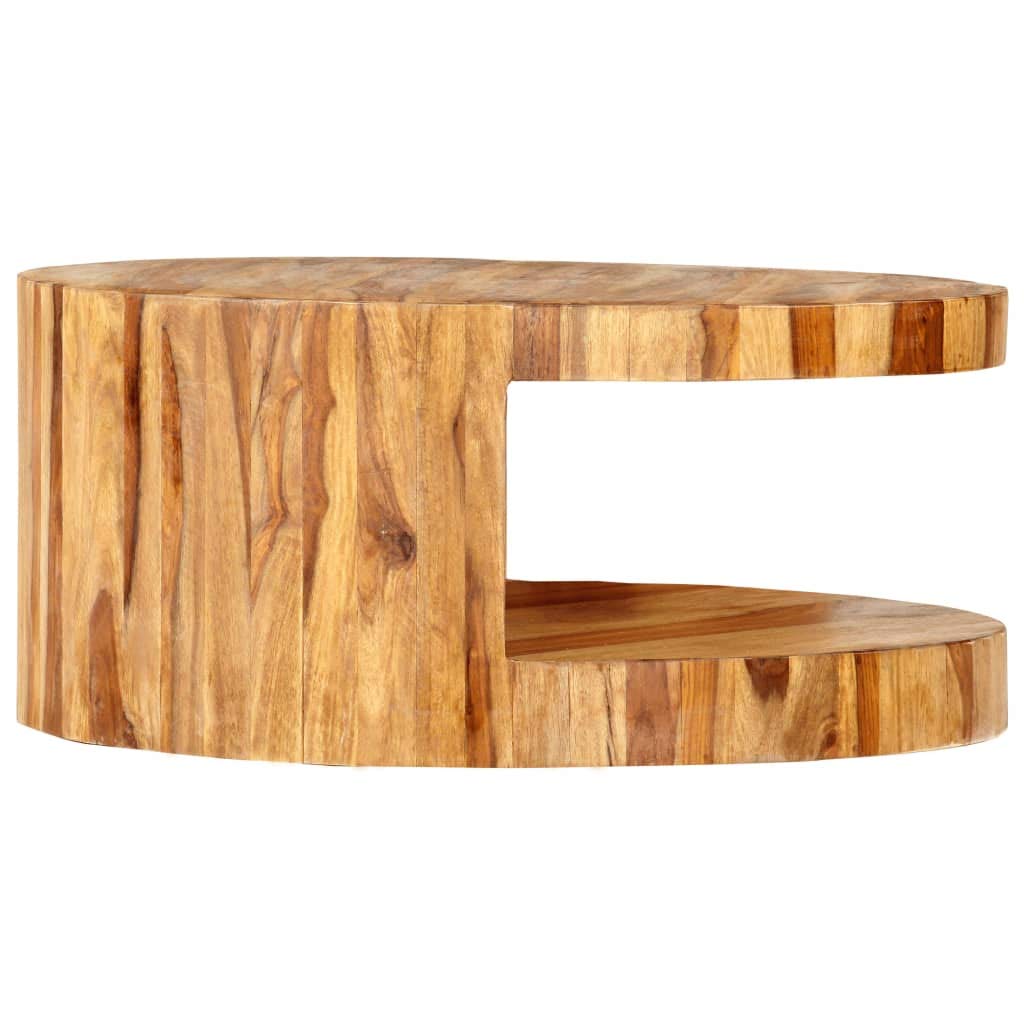 Natural Solid Sheesham Wood Coffee Table I191693