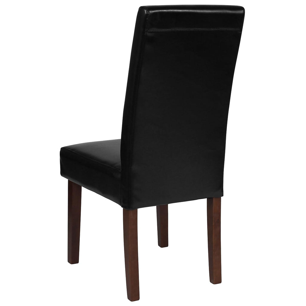 Black LeatherSoft Parsons Dining Chair N922