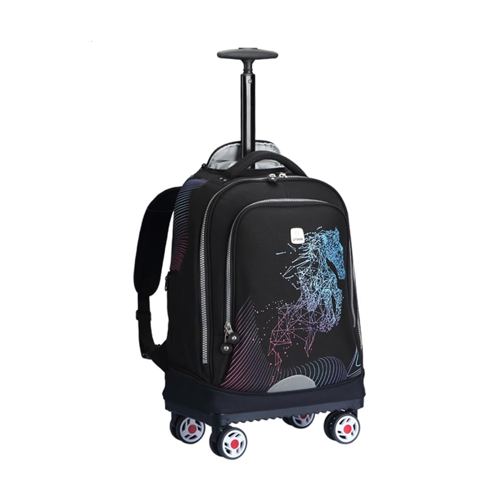 Rolling Backpack with Wheels Fits 15.6 Inch Z492
