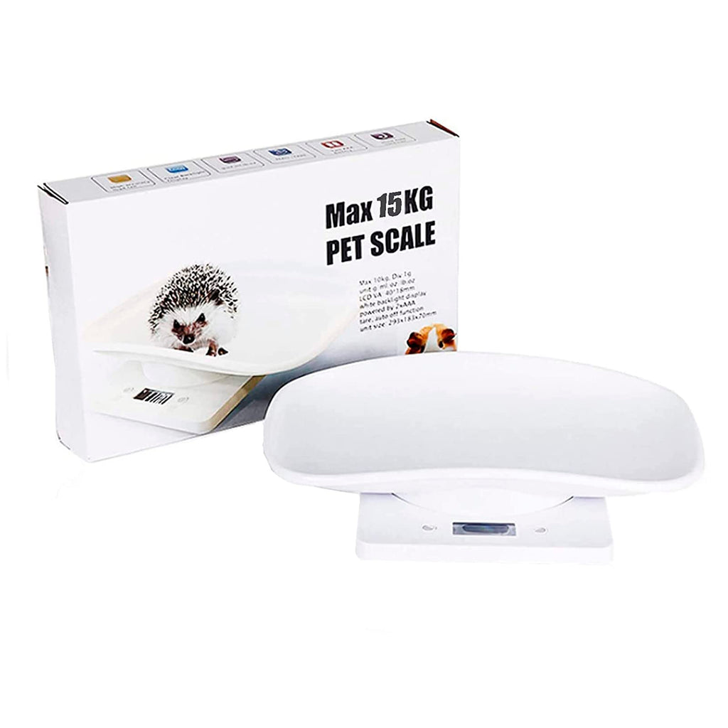 Newborn Kitten & Puppy Weight Scale White 12in x 8in G582835