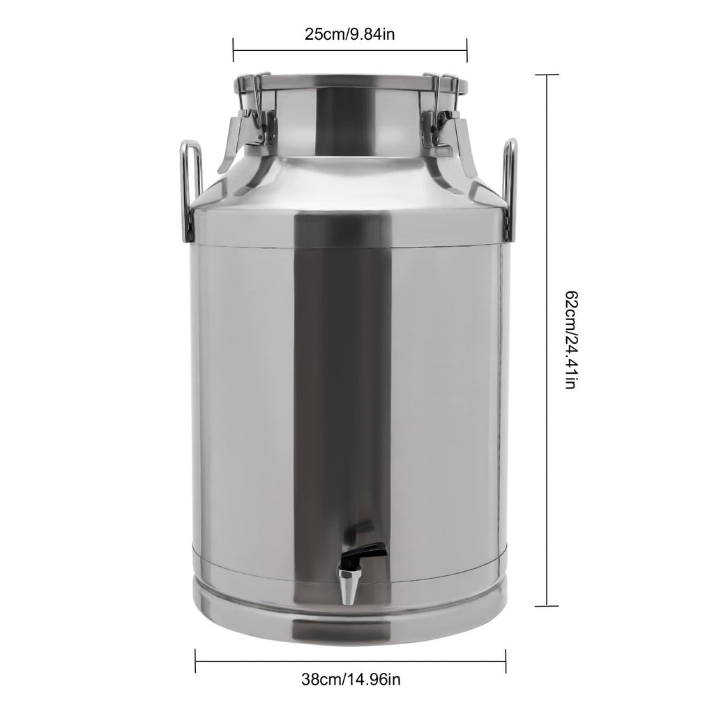 60L Stainless Steel Milk Can with Faucet J5542