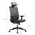 Ergonomic Mesh Office Chair with Lumbar Support H1759