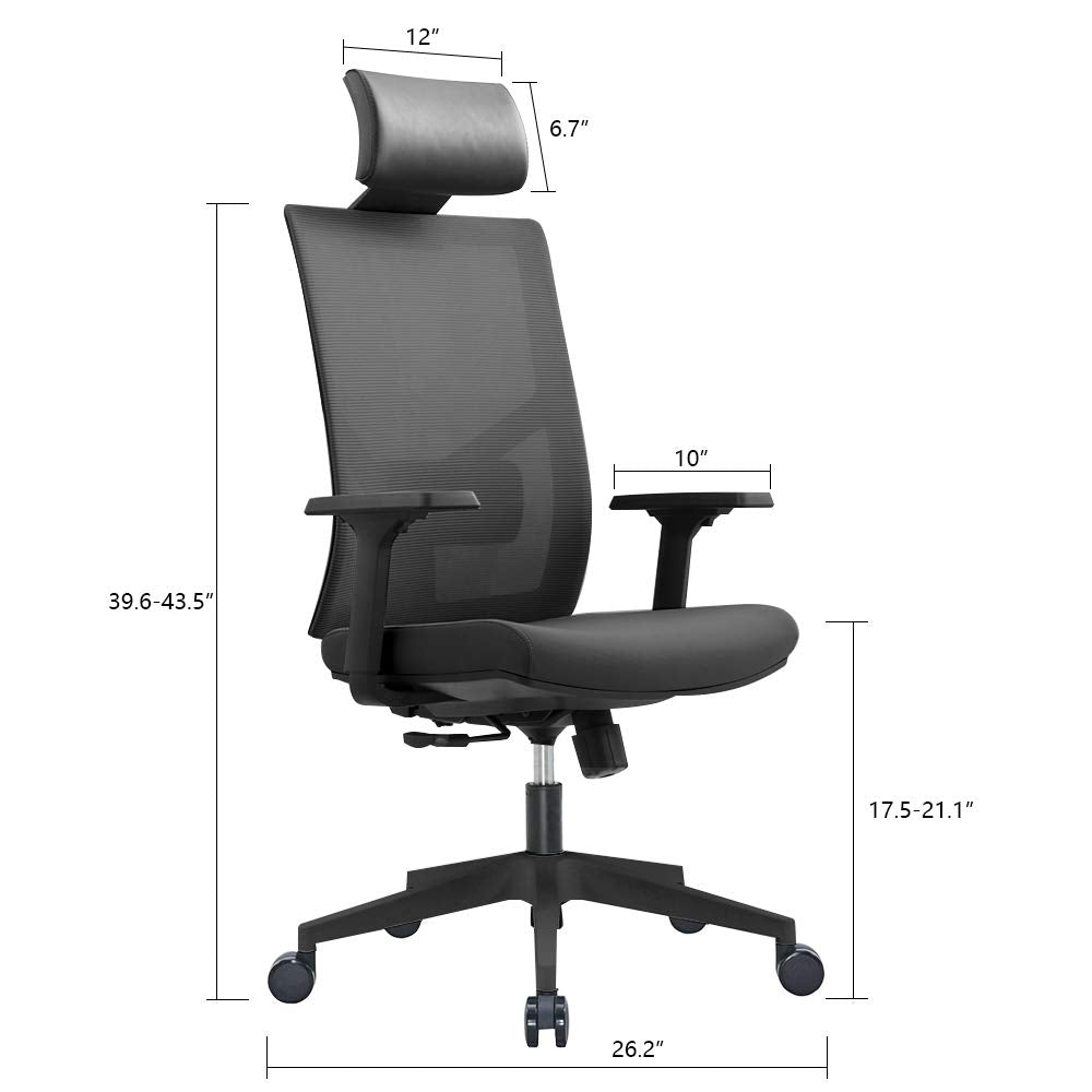 Ergonomic Mesh Office Chair with Lumbar Support H1759