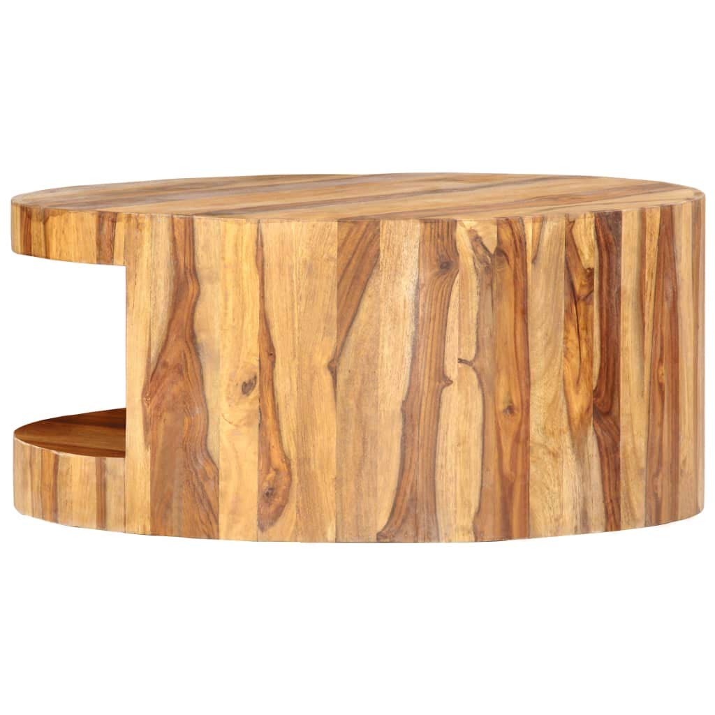 Natural Solid Sheesham Wood Coffee Table I191693