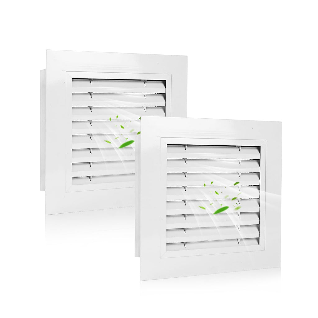 14" x 14" Aluminum Gable Vents with Screen, 2 Pack C75413