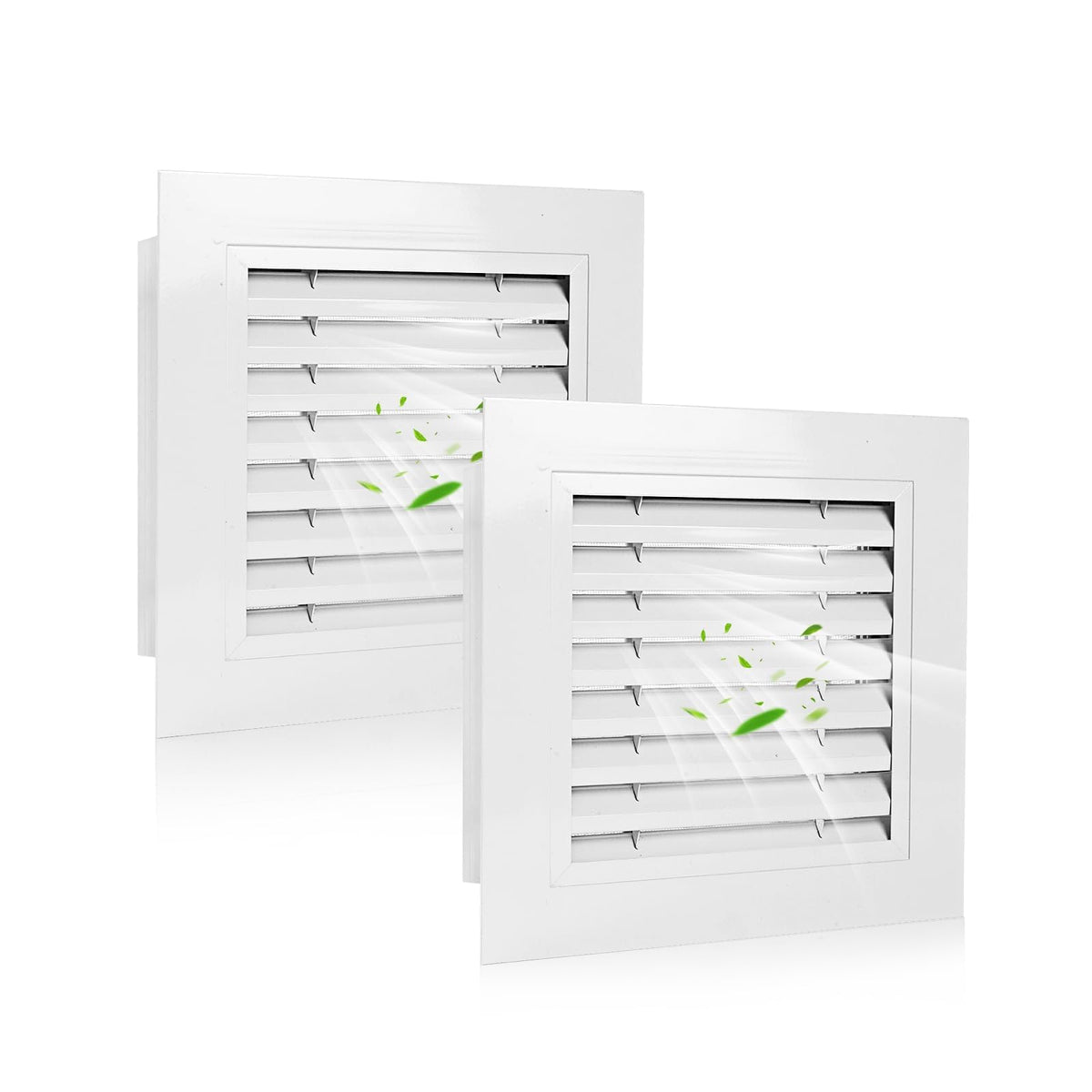 14" x 14" Aluminum Gable Vents with Screen, 2 Pack C75413