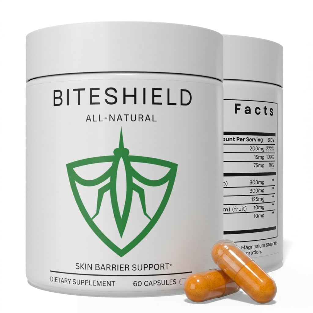 Plant-Based Mosquito Repellent Pills 60 Capsules O612