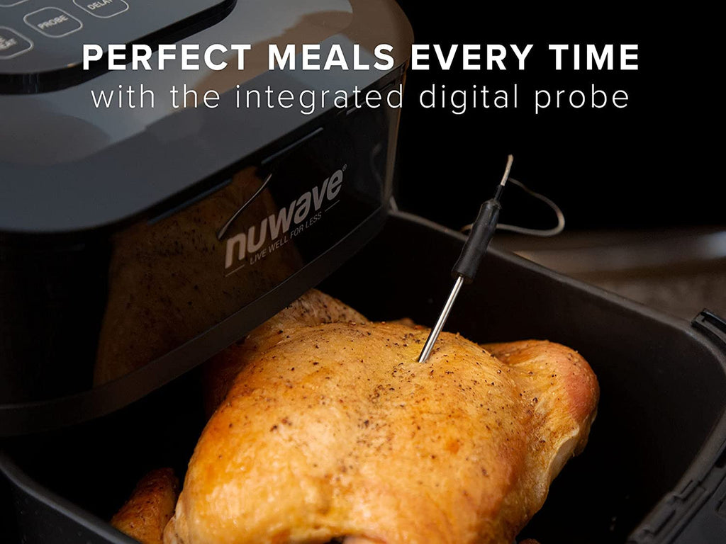 6-Quart Digital Air Fryer with Probe S8337