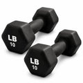 Neoprene Hexagon Dumbbells with Cast Ergo Handle B321627