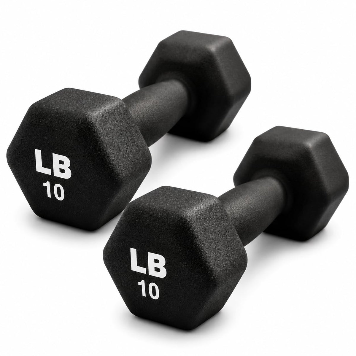 Neoprene Hexagon Dumbbells with Cast Ergo Handle B321627