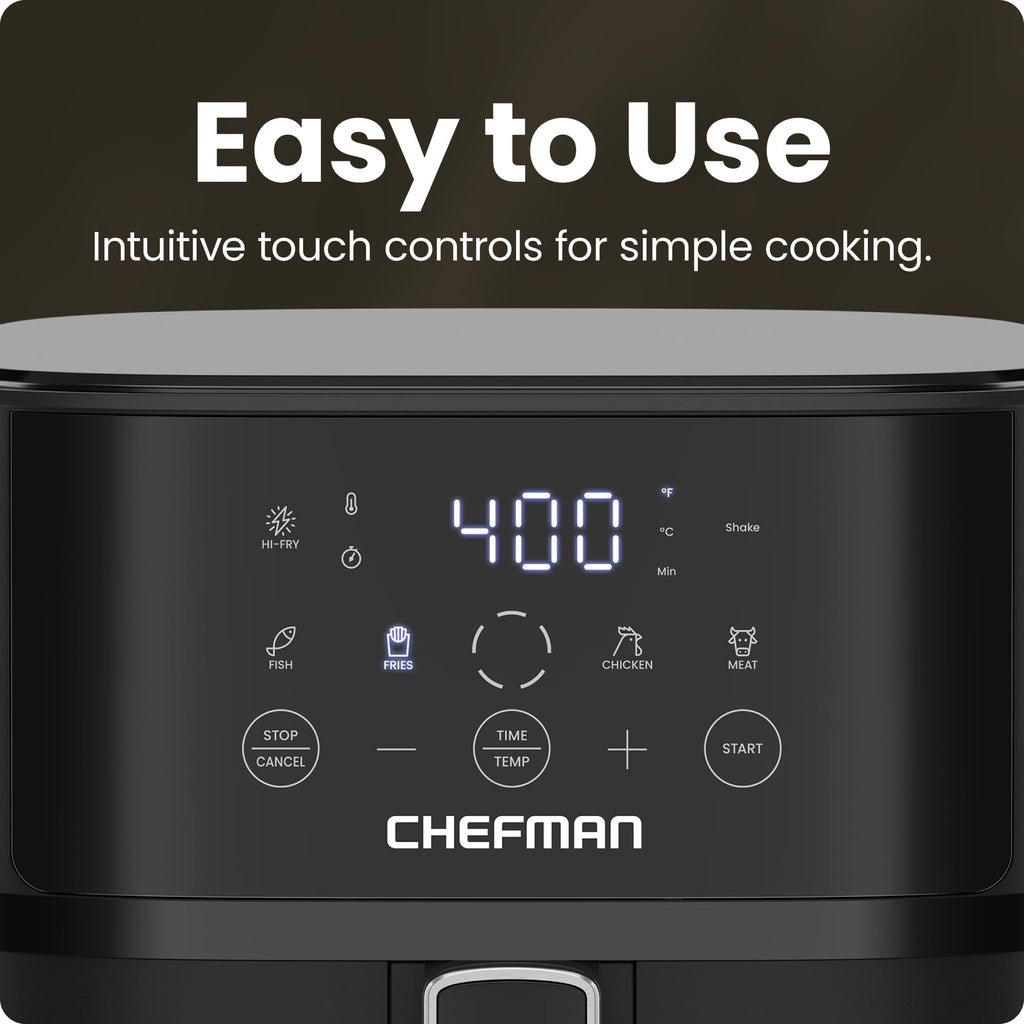 6 QT Compact Nonstick Air Fryer H2204
