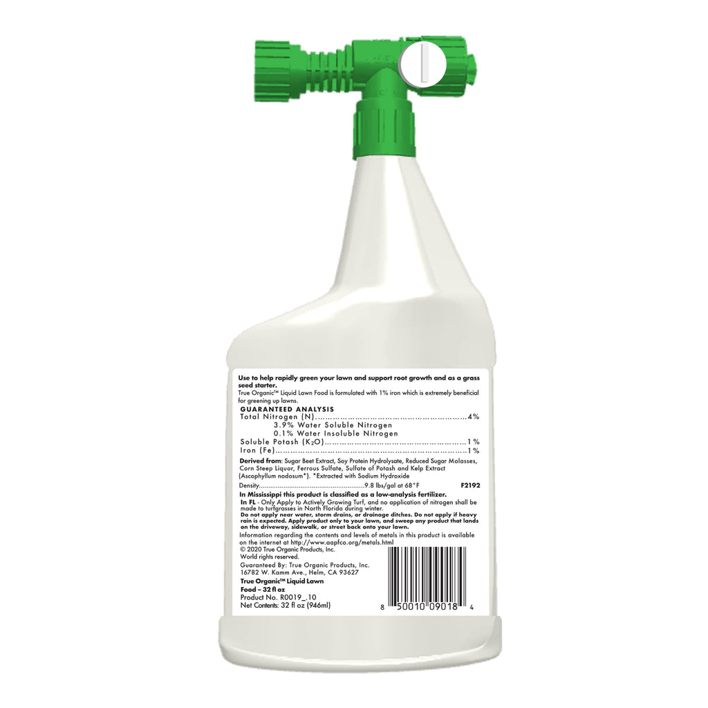 Organic Liquid Lawn Fertilizer with 1% Iron 32 fl. oz. K40105