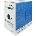 Cat6 Plenum 1000ft Blue Solid Bare Copper Ethernet Cable I242575