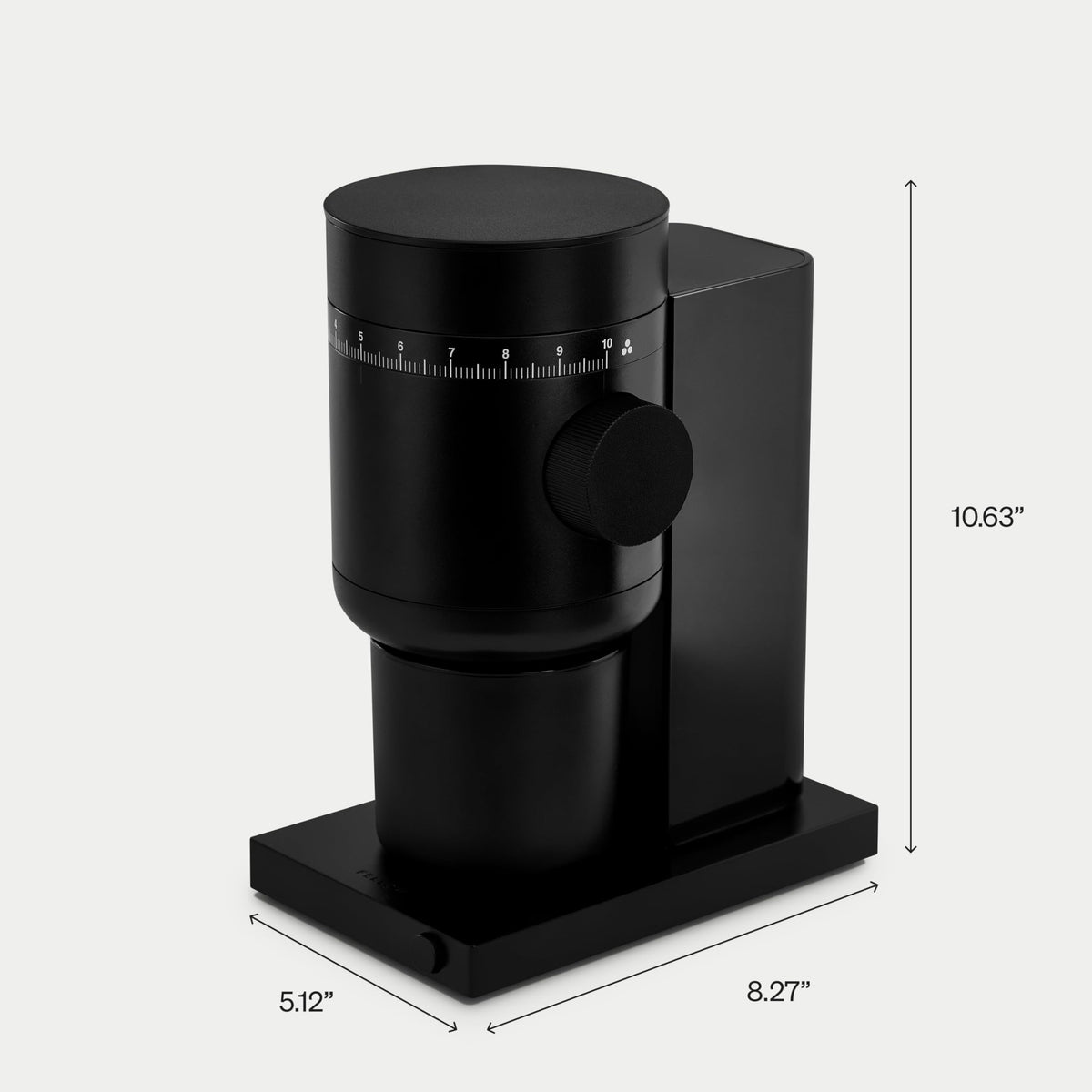 Electric Conical Burr Coffee Grinder, 48 mm Burrs, Black F333022
