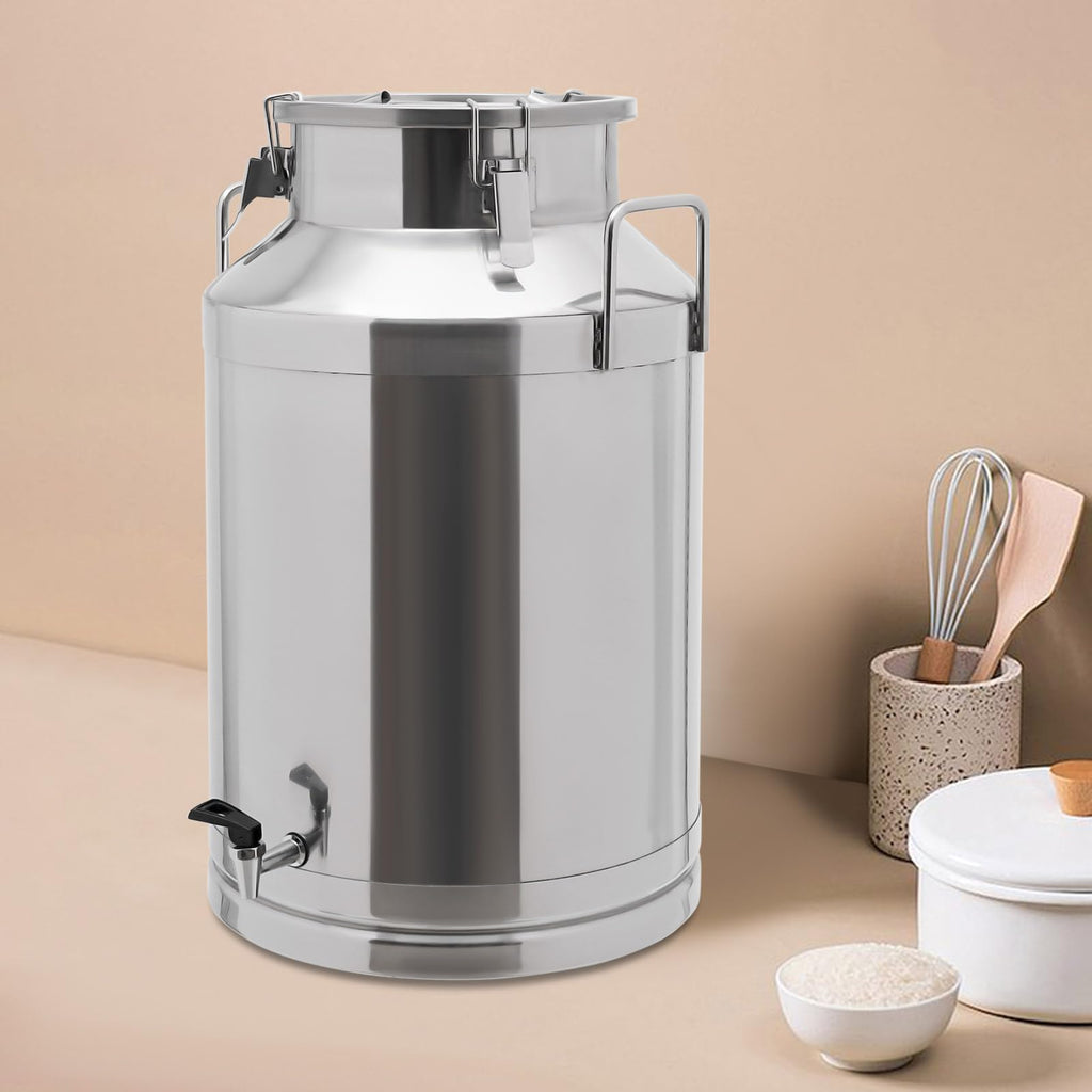 60L Stainless Steel Milk Can with Faucet J5542