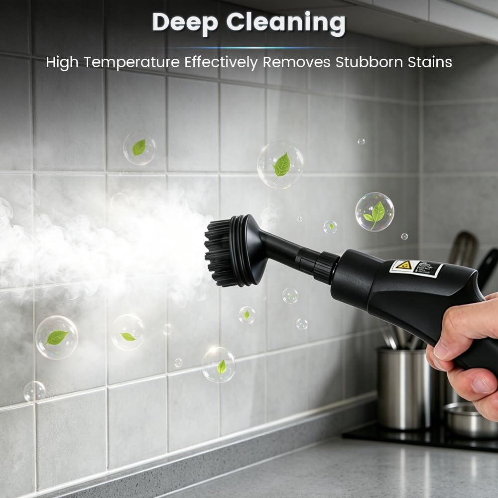1.5L Handheld Steam Cleaner with 9pcs Accessories E844