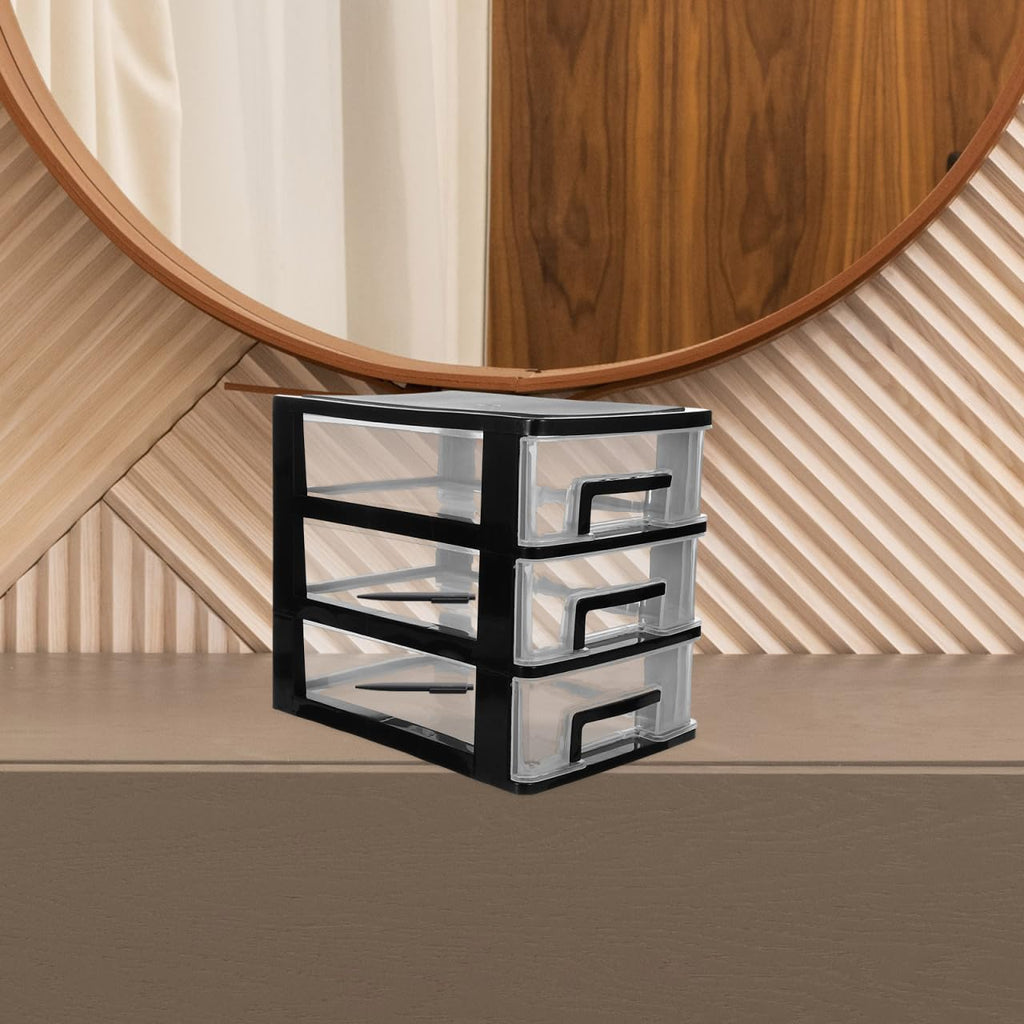 3 Drawer Plastic Desk Organizer B835885