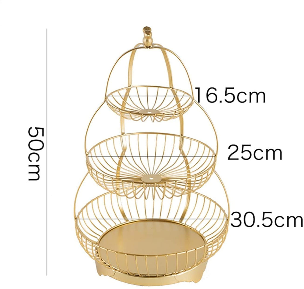 3-Tier Metal Fruit Basket T7031