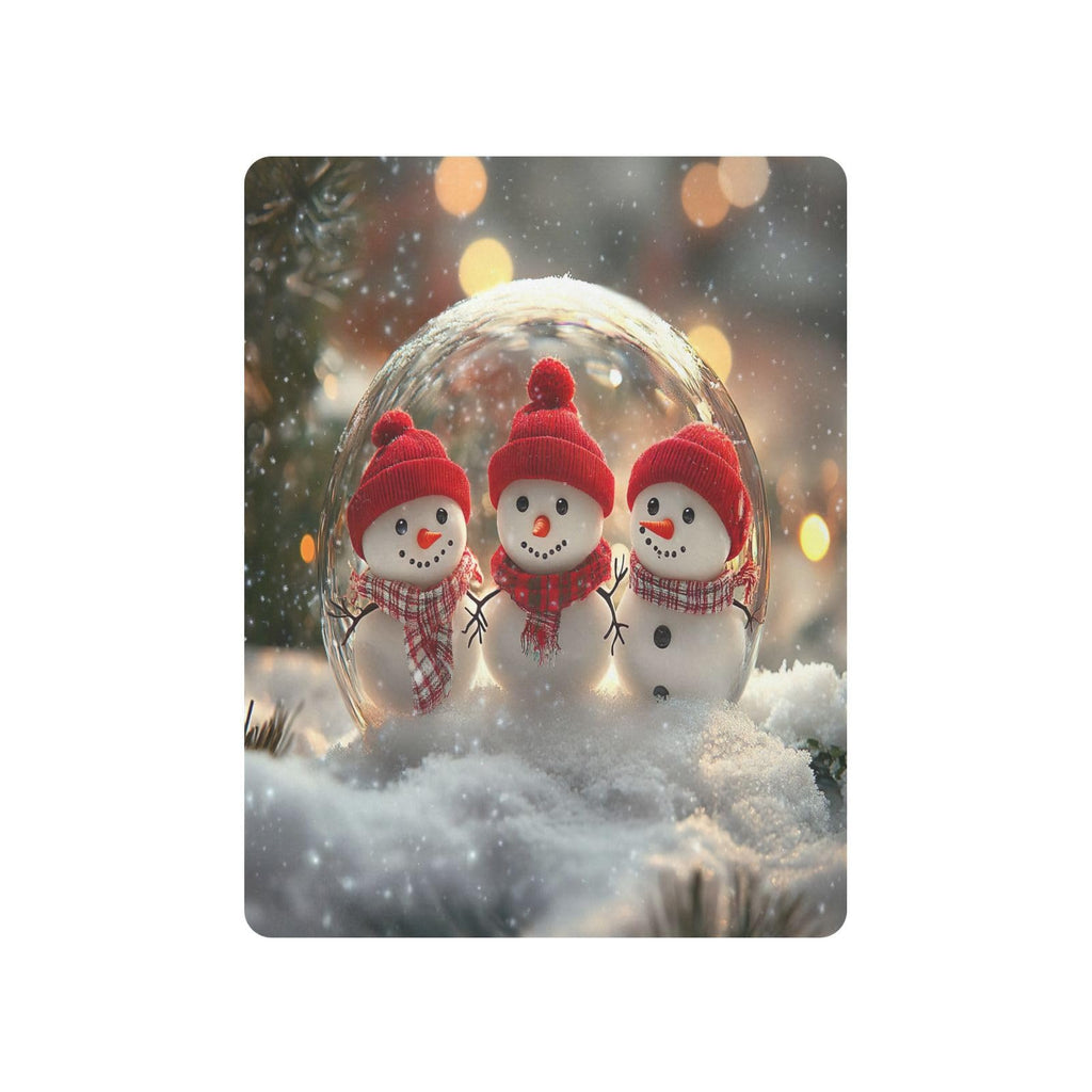 Snowmen Crystal Ball Crib Sheet 52" x 28" V4022