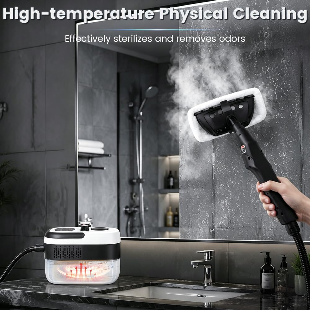 1.5L Handheld Steam Cleaner with 9pcs Accessories E844