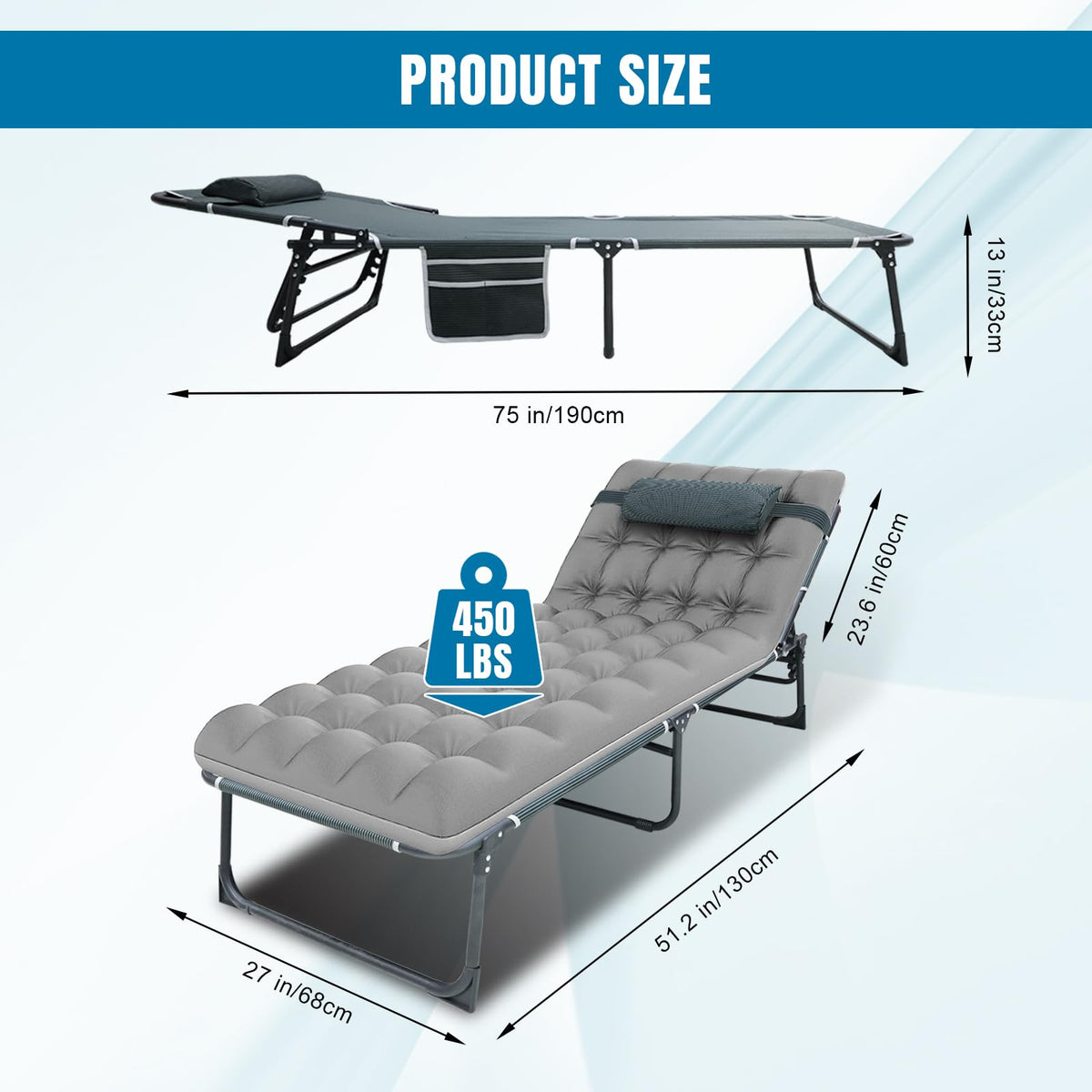 Camping Sleeping Cot H3816