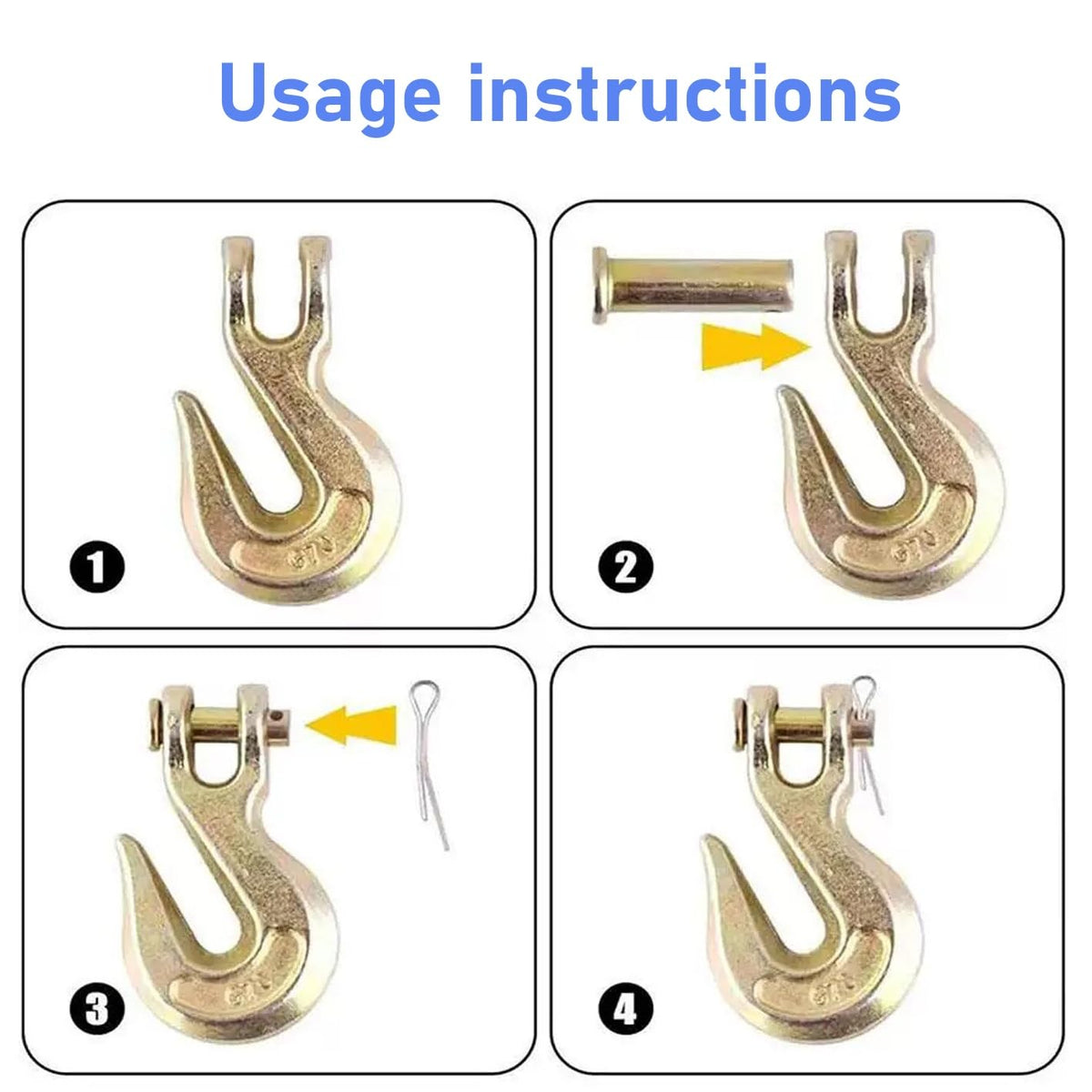 3/8" Grade 70 Clevis Grab Hook D187191
