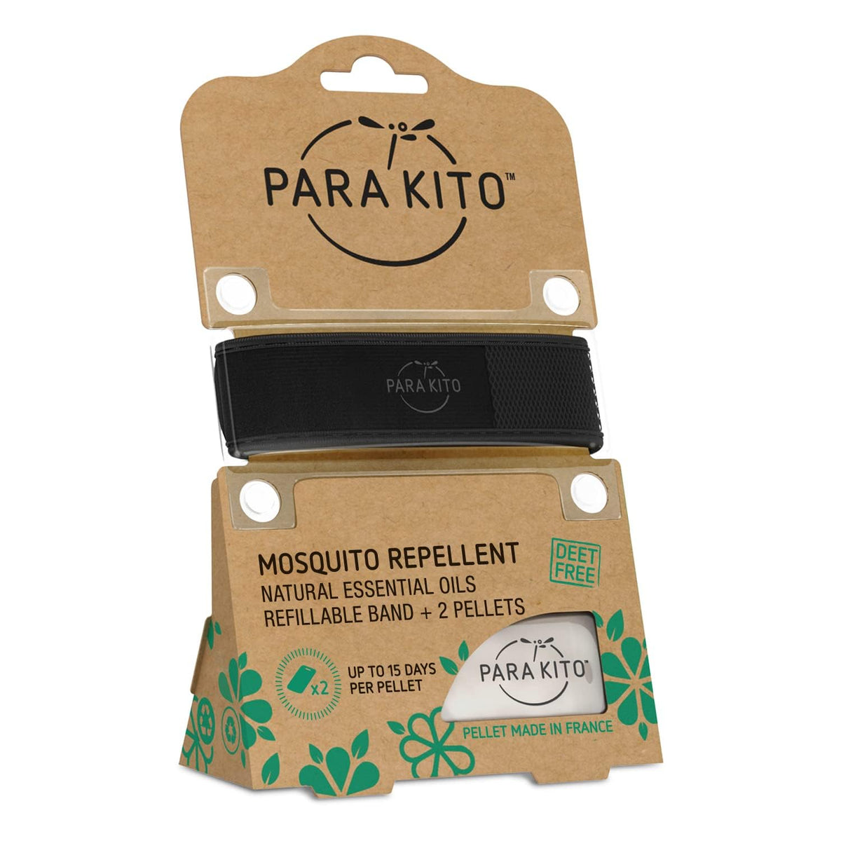 Black Mosquito Repellent Wristband S84284