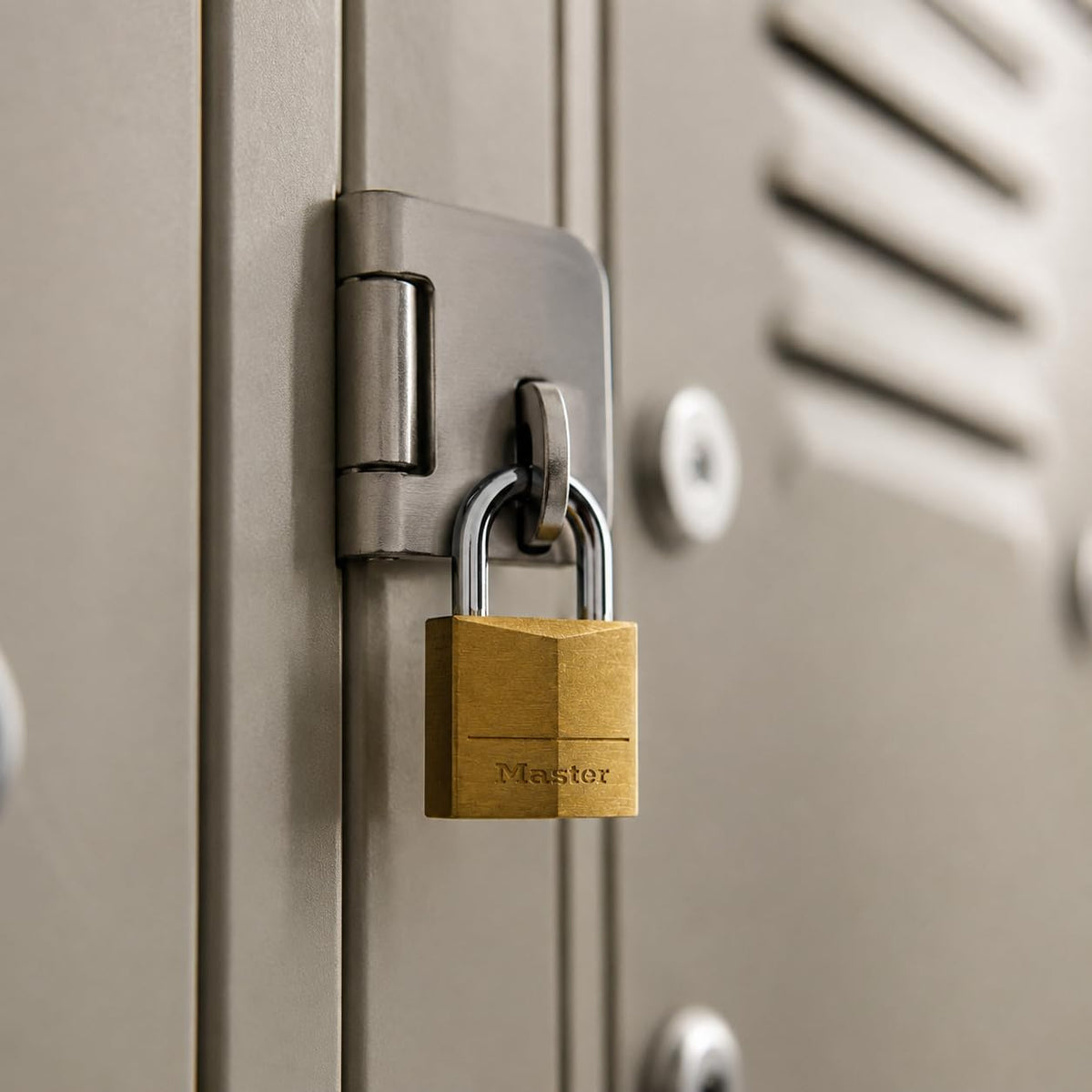 Solid Brass Padlock, 3/4 in. Wide O262211