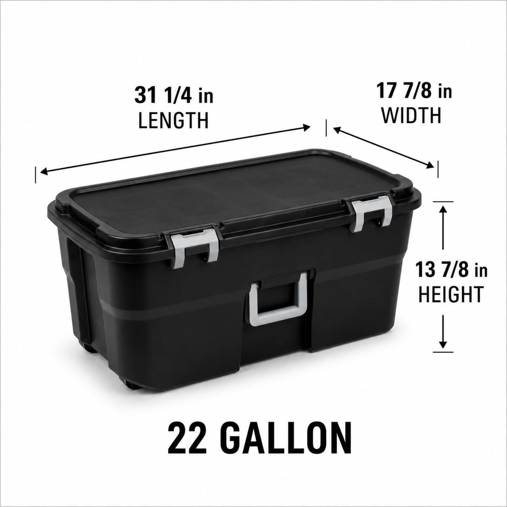Camping Gear Storage Trunk with Wheels Q74686