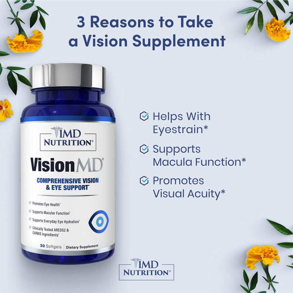 Eye Vitamin Supplement with Lutein & Zeaxanthin 30 Softgels C65570