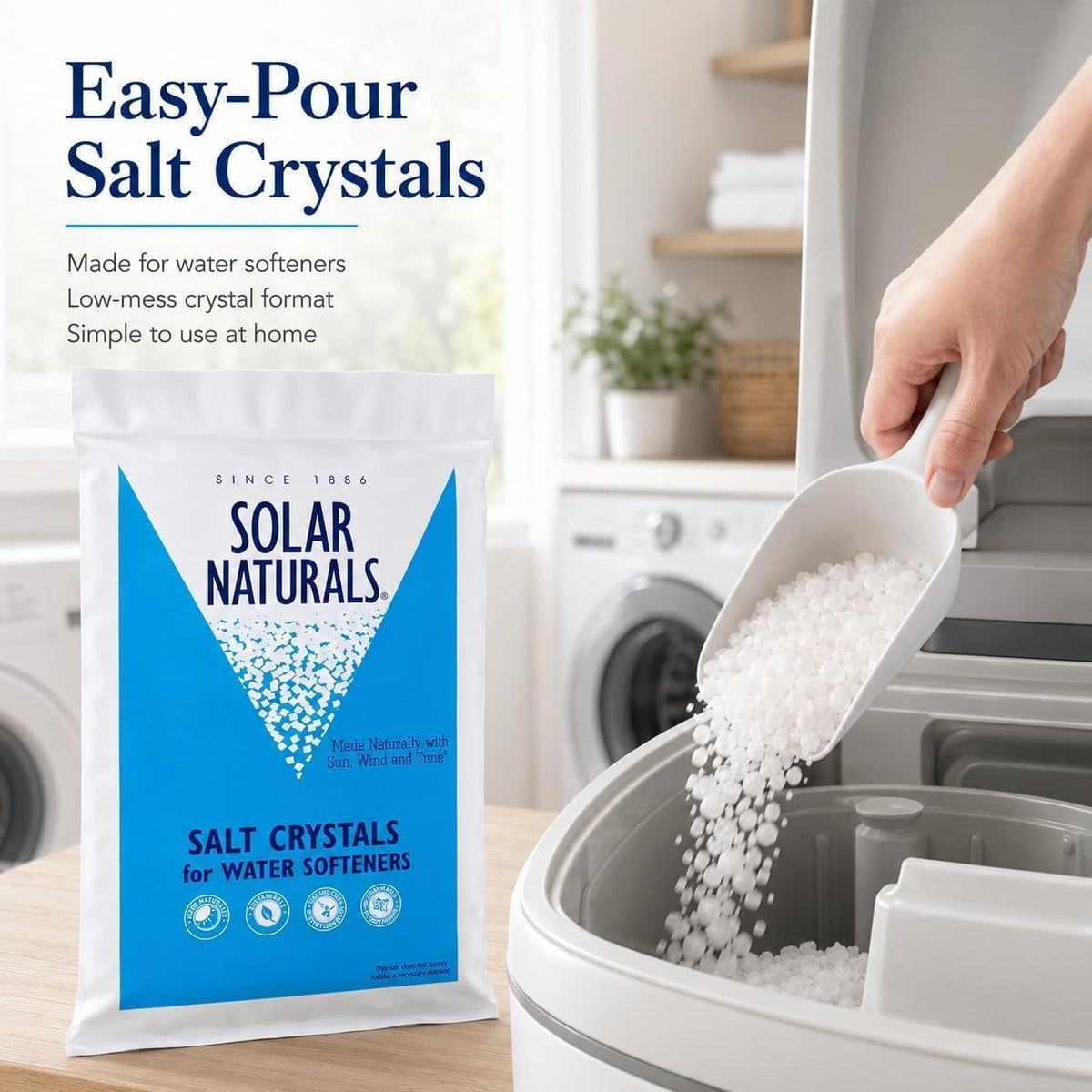 Natural Salt Crystals 40 lb Bag M648849