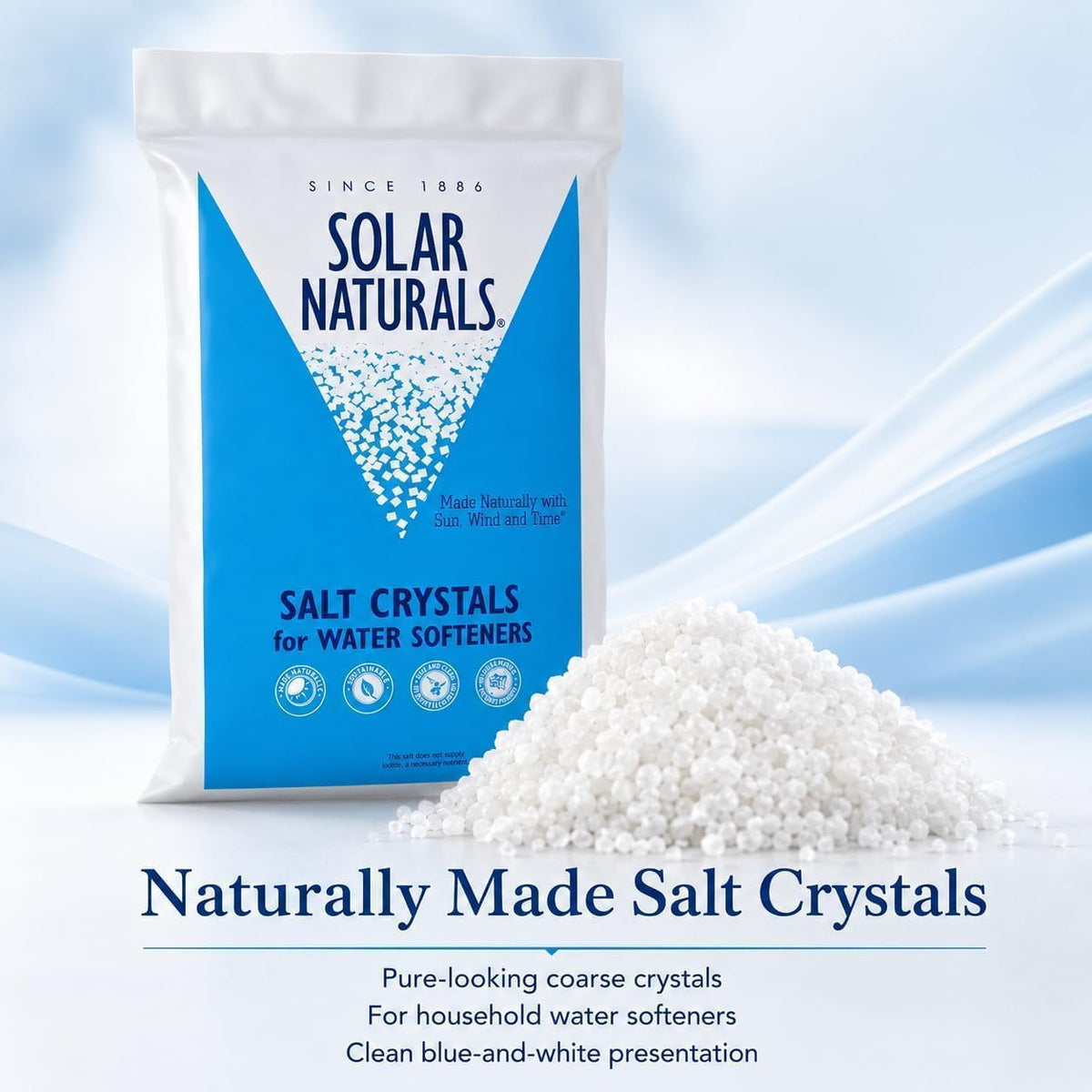 Natural Salt Crystals 40 lb Bag M648849