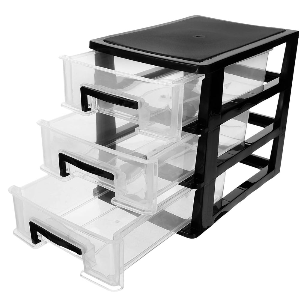 3 Drawer Plastic Desk Organizer B835885