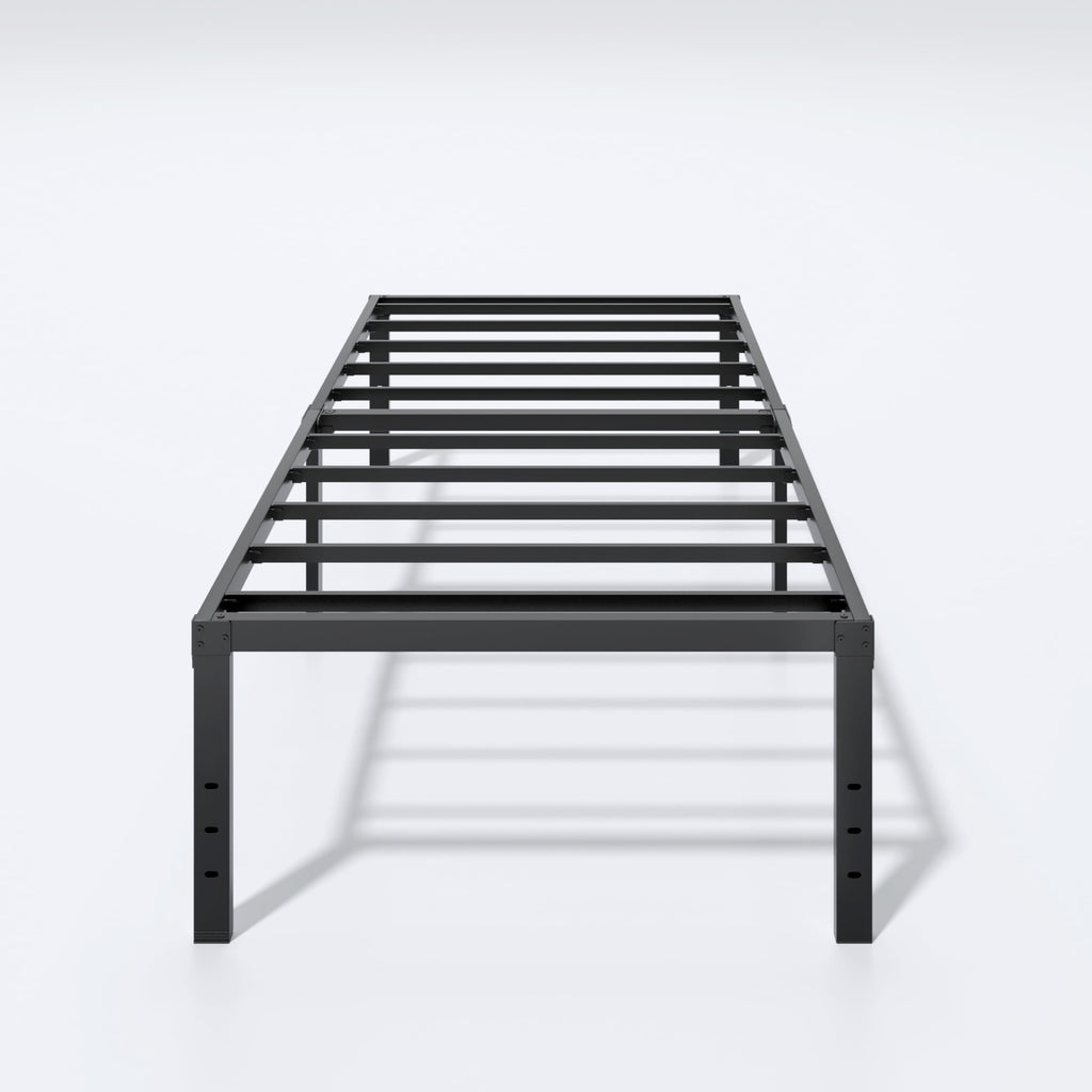 Twin XL 18 Inch Metal Platform Bed Frame with Underbed Storage N6239