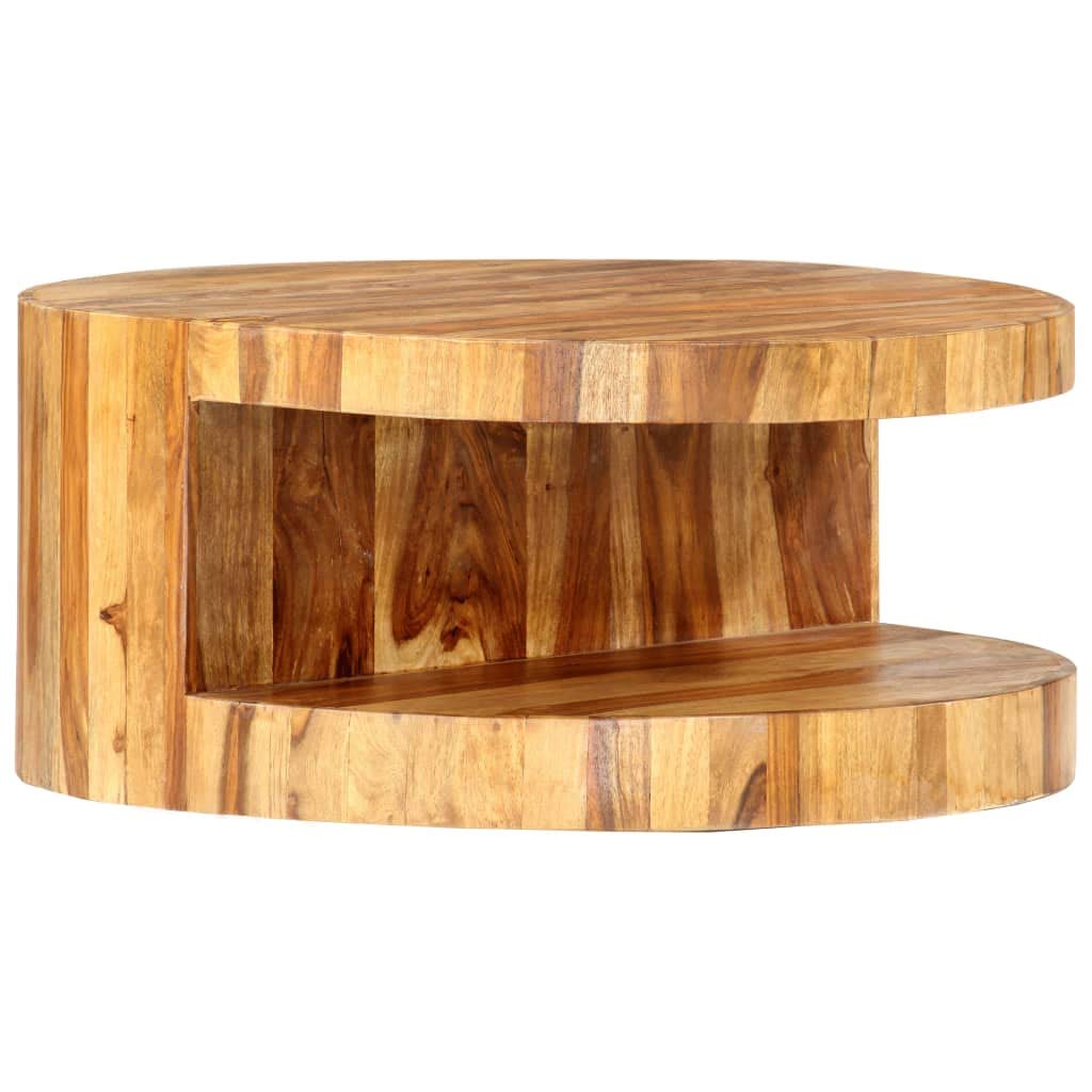 Natural Solid Sheesham Wood Coffee Table I191693
