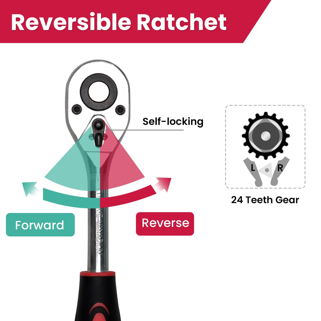 95 Pc Socket Ratchet Wrench Set D531