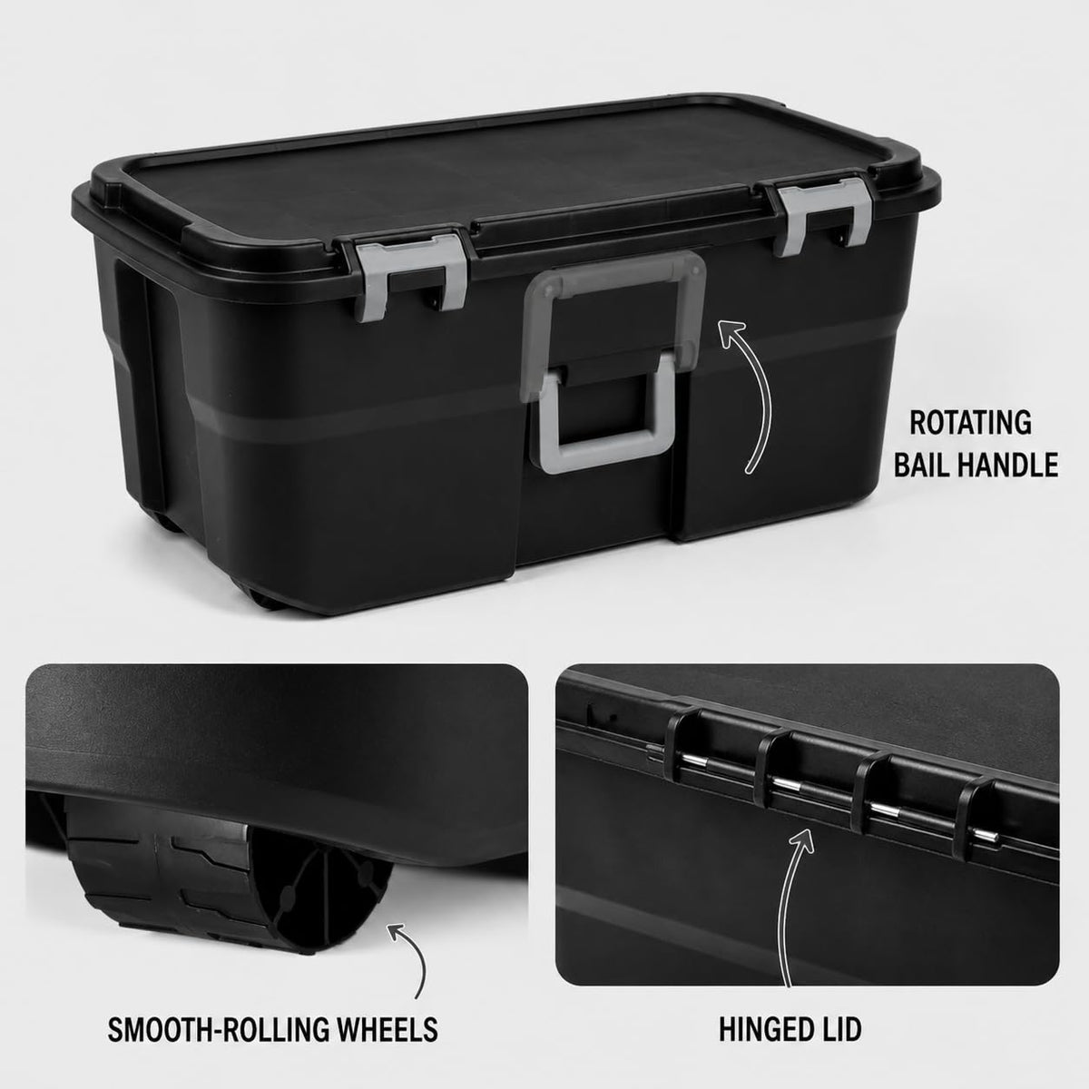Camping Gear Storage Trunk with Wheels Q74686