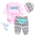 Pink Baby Clothes Set L654334