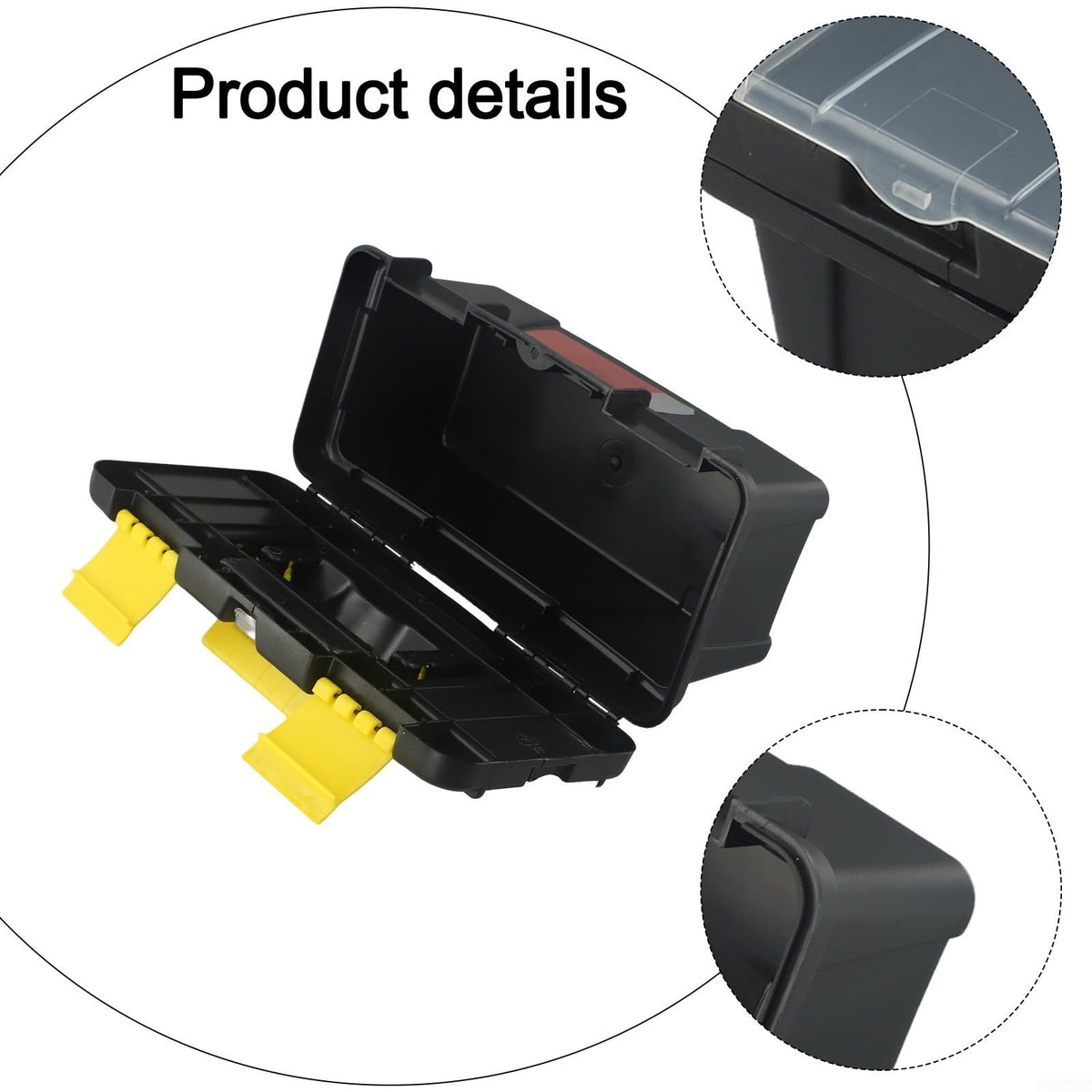 10-Inch Two-Layer Plastic Toolbox L43617
