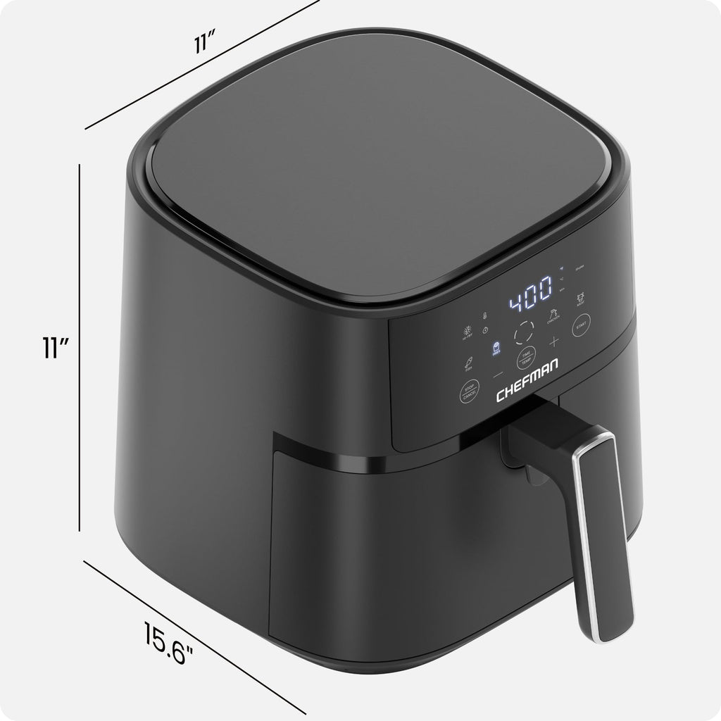 6 QT Compact Nonstick Air Fryer H2204