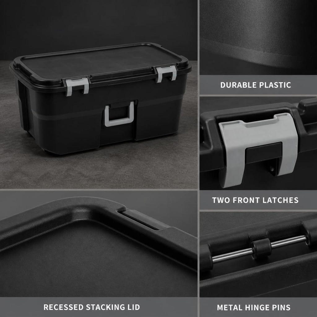 Camping Gear Storage Trunk with Wheels Q74686