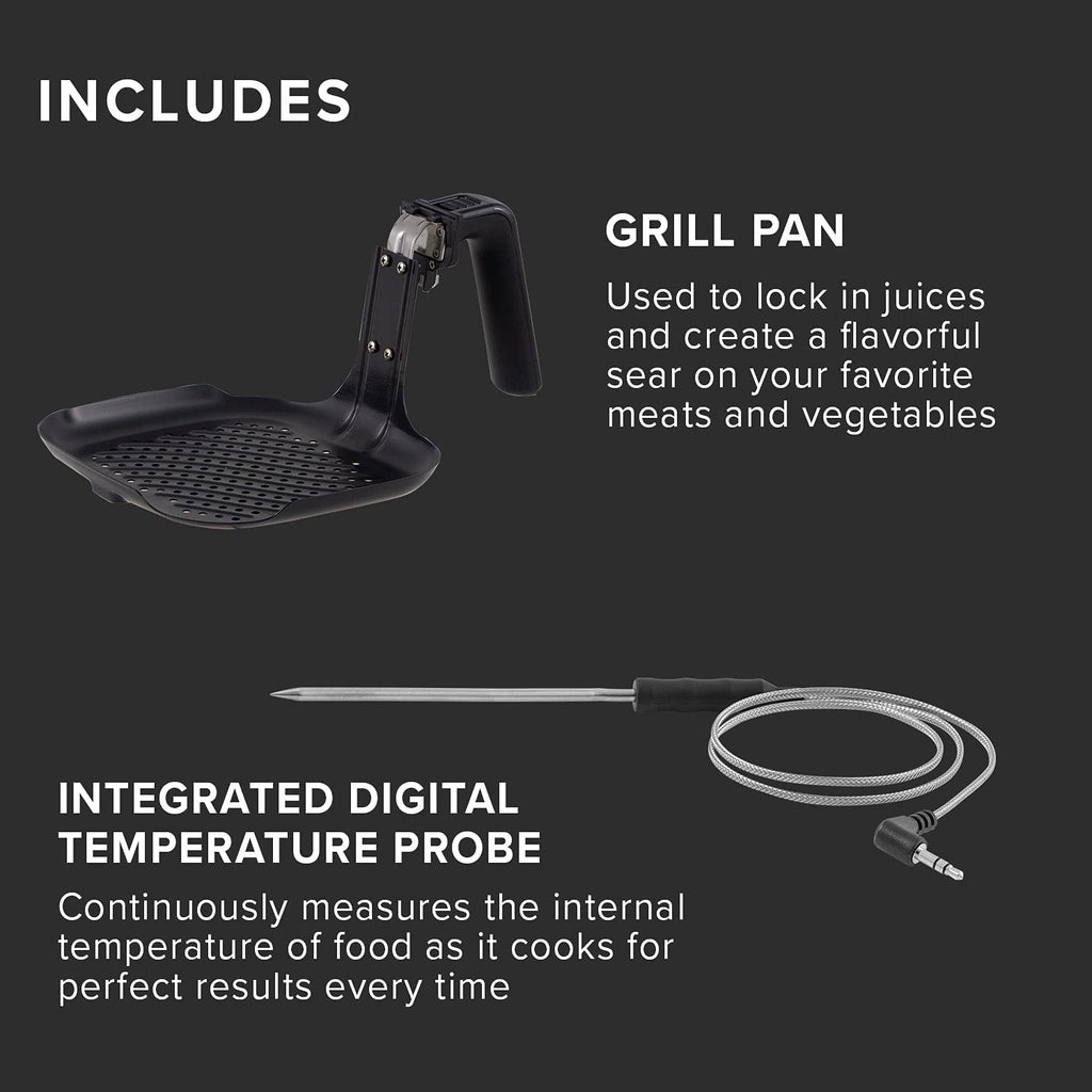 6-Quart Digital Air Fryer with Probe S8337