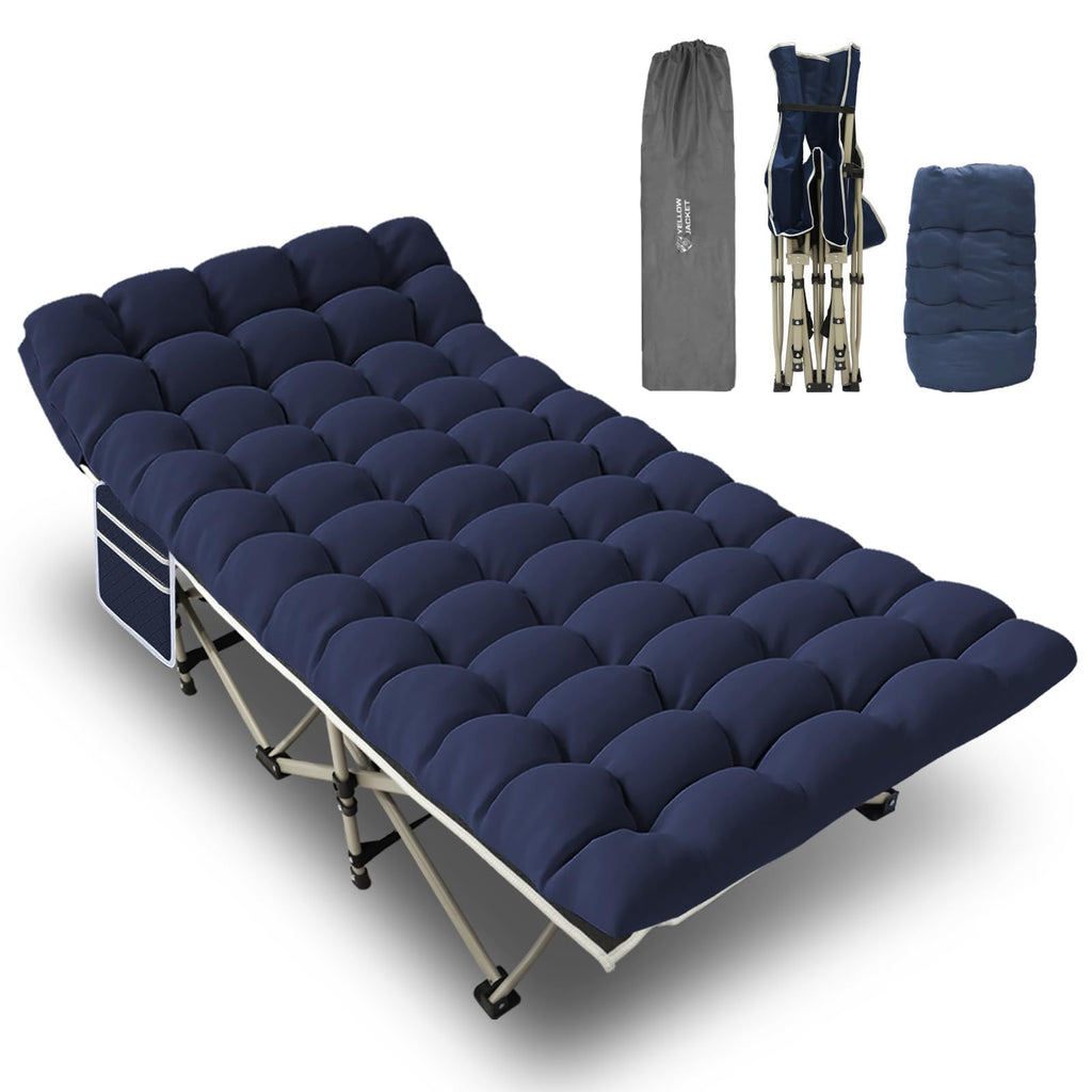 Folding Camping Cot with Mattress and Carry Bag R79974