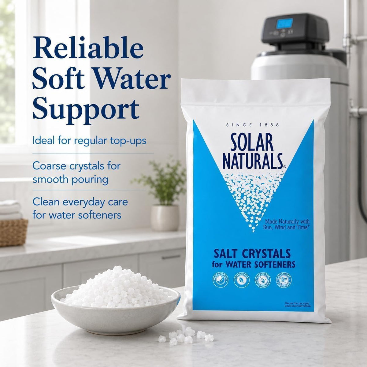Natural Salt Crystals 40 lb Bag M648849