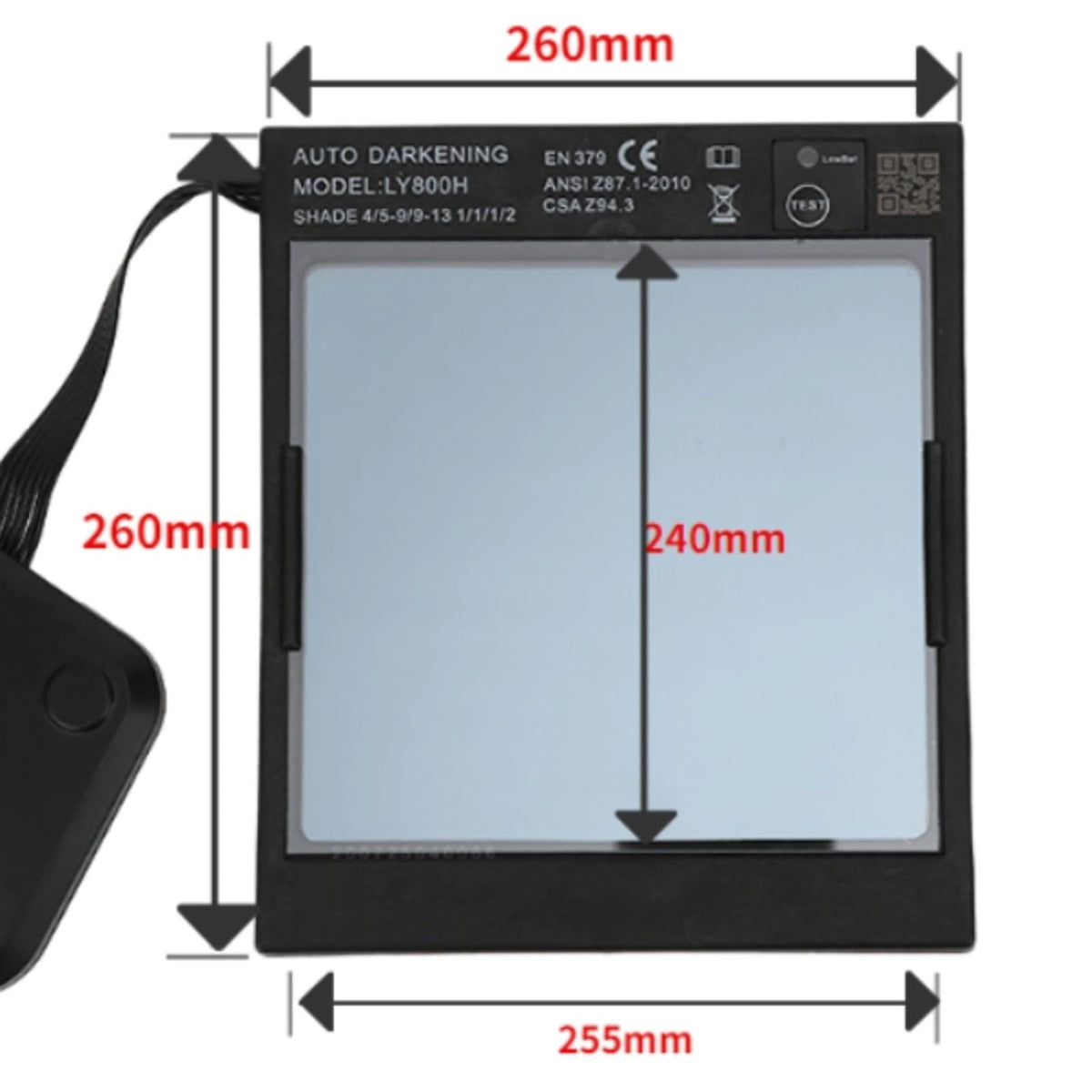 Auto-Darkening Welding Filter Lens L932400