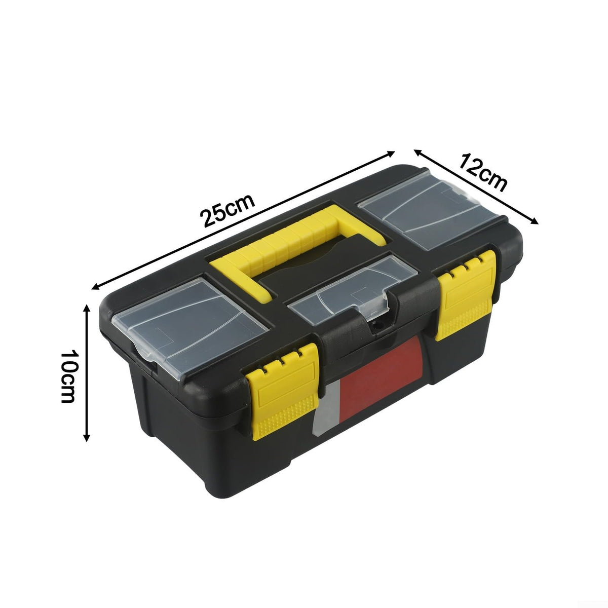 10-Inch Two-Layer Plastic Toolbox L43617