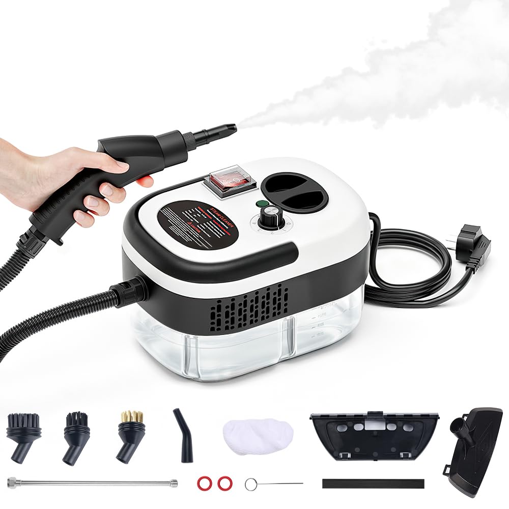 1.5L Handheld Steam Cleaner with 9pcs Accessories E844