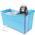Collapsible Extra Large Dog Bathtub with Drainage Pipe K258591