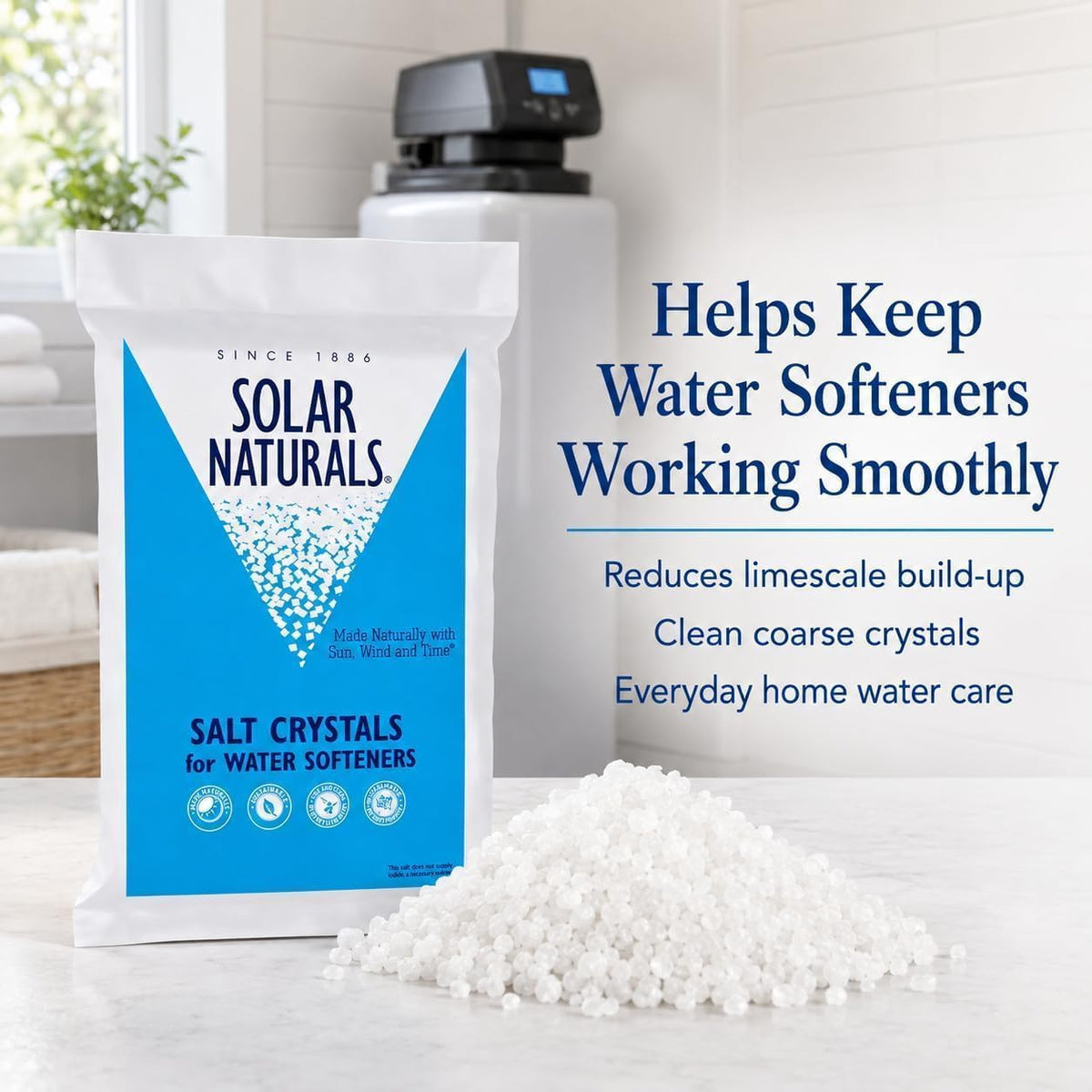 Natural Salt Crystals 40 lb Bag M648849